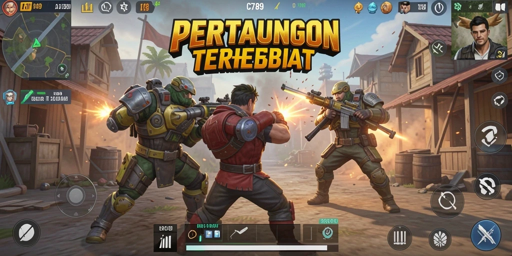 Tangkapan layar menarik dari gameplay mendebarkan C789 di Battle Royale.