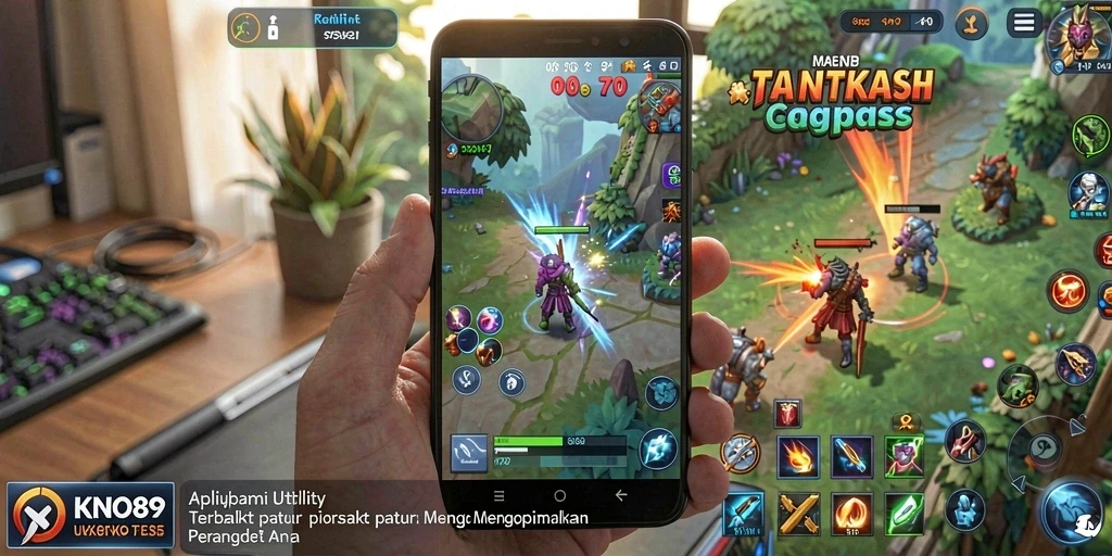 Screenshot KNO89 menampilkan fitur pengelolaan memori yang efektif dan sederhana.