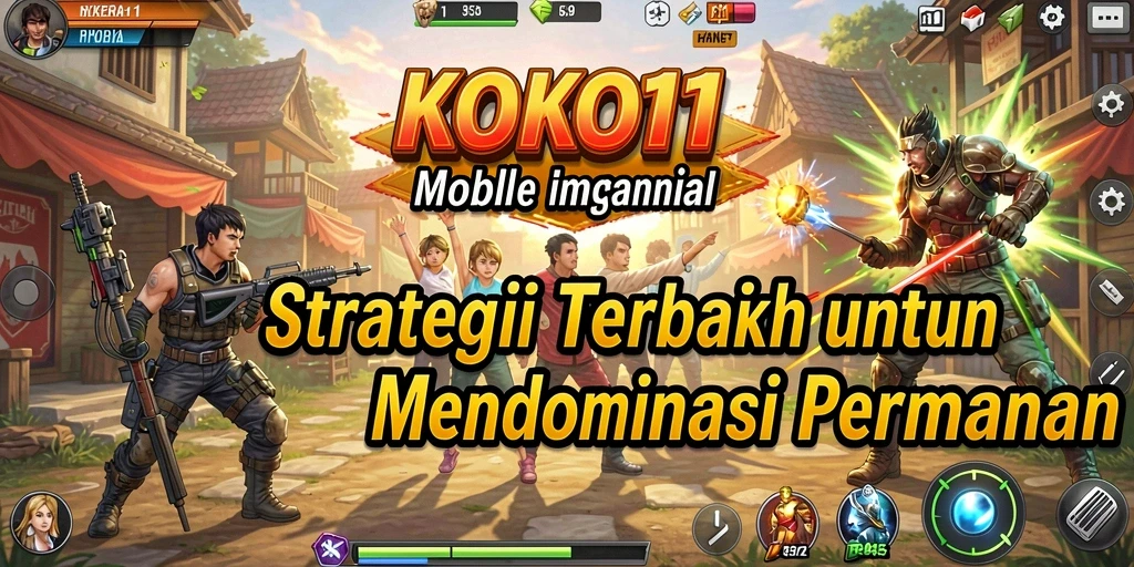 Screenshot gameplay KOKO11 menampilkan aksi strategi yang mendebarkan.