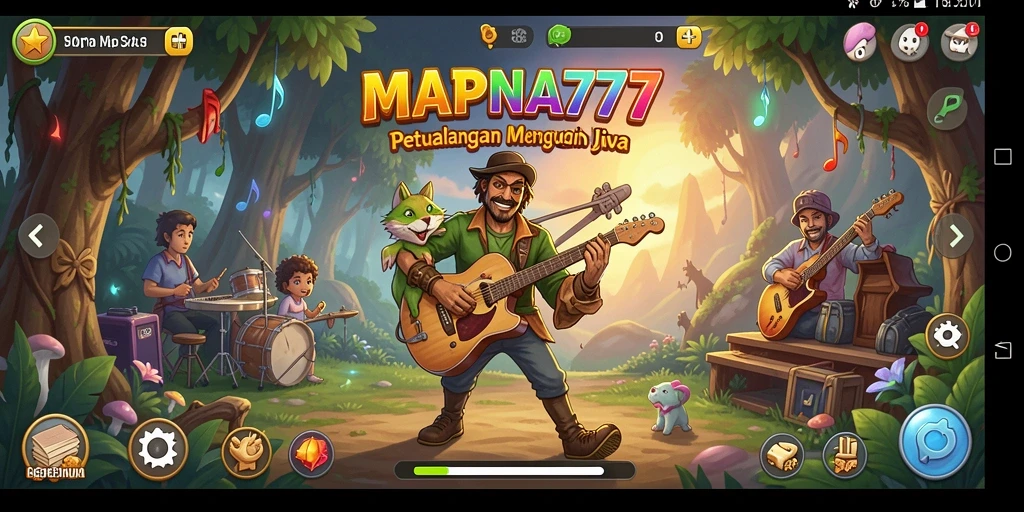 Screenshot utama menunjukkan tampilan gameplay yang seru dan interaktif di MAPNA777.