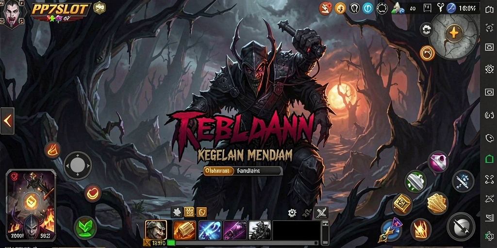 Screenshot gameplay PP7SLOT menampilkan suasana horor yang mendalam.