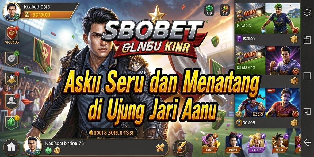 Gameplay seru dan menantang dalam SBOBET, penuh aksi.